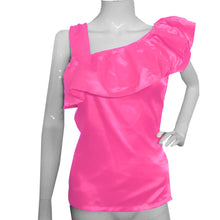 Satin Tank Top Frill Top S87 - Regular Size 1