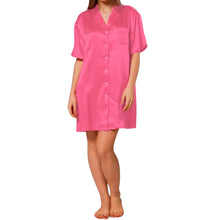 Satin Long Night wear Loser Shirt S111 - Regular Size 1