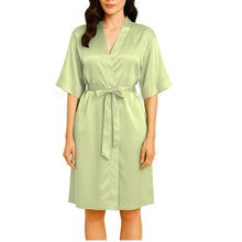 Satin Night Wear Bathrobe | Luxurious Kimono Robe S-3XL | 41 Colors S79