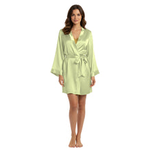 Satin Night Wear Bathrobe | Luxurious Kimono Robe S-3XL | 41 Colors S104