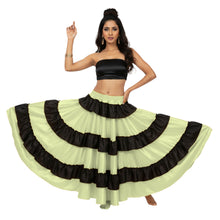 Satin Full Circle Dance Skirt Frill | 360° Flow S-3XL S46