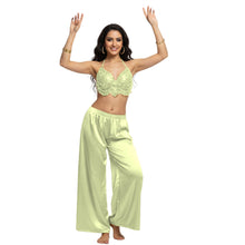 Satin Palazzo Pants | Belly Dance Wide Leg Flow S-3XL | 41 Colors S19