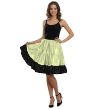 Satin 3-Layer Short Skirt | Tiered Ruffle Party Mini S-3XL S68