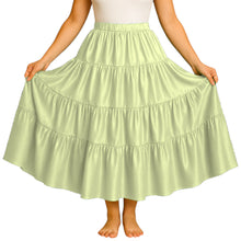 12 Yard 4 Tier Belly Dance Skirt | Full Volume Flow S-3XL S32