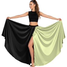 Reversible Full Circle Dance Skirt | Front Cut Flow S-3XL | 41 Colors S59