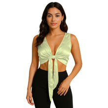 Light Pink Satin Sleeveless Ruffle Top, soft feminine dance choli.