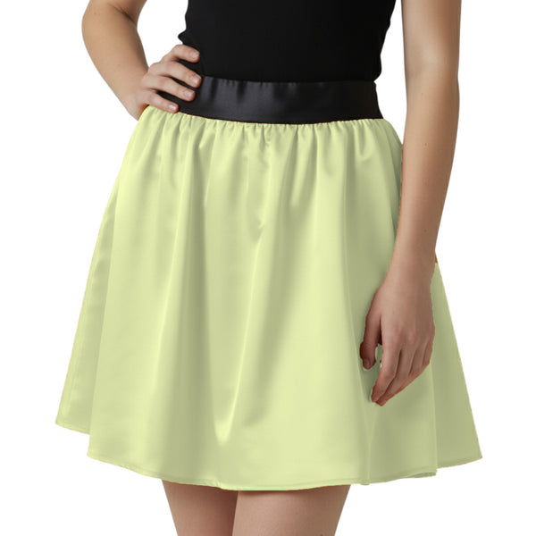 Satin Short Belly Dance Skirt | Mini Flow Costume S-3XL | 41 Colors S14