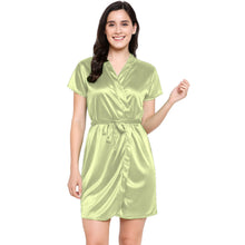 Satin Night Wear Bathrobe | Luxurious Kimono Robe S-3XL | 41 Colors S108