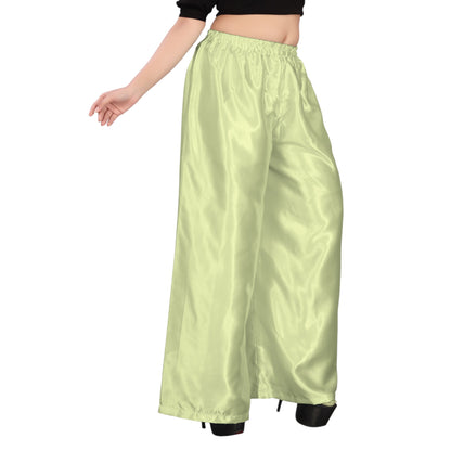 Belly Dance Satin Palazzo Pant For Women /Girls S25-Regular Size 1