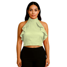Satin Crop Top | Fancy Party Wear Blouse S-3XL | 41 Colors S92