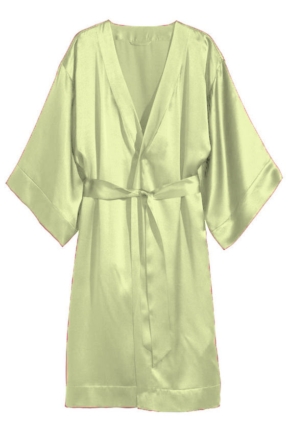 Satin Night Wear Bathrobe  S79 - Regular Size 1