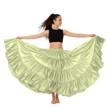 Ultimate Satin 25 Yard 4 Tier Skirt | Belly Dance Skirt S-5XL S20