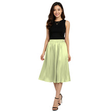 Satin Belly Dance Midi Skirt | Casual wear Skirt S-3XL | 41 Colors S35