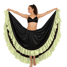 Satin 12 Yard Skirt w/ Frill | Full Volume Dance S-3XL | 41 Colors S22