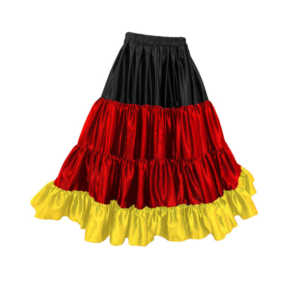 GERMANY Flag Skirt Satin 25 yard multi color Skirt S31