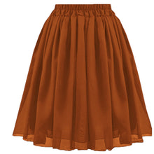 Flowy Chiffon Mini Skirt - High-Waist Pleated Party & Cocktail Wear C27