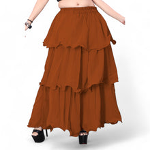 Chiffon 3 Layer Belly Dance Skirt C3- Regular Size 1