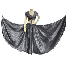 Satin Belly Dance Costumes Full Circle Skirt+ Ruffle Top Set S130 -Regular Size 1