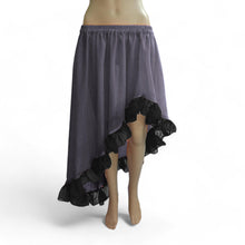 Chiffon sheer Assymetrical Skirt With Frill C22 - Regular Size 1