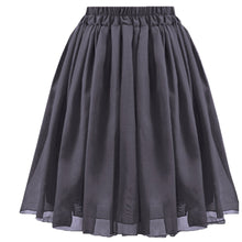 Flowy Chiffon Mini Skirt - High-Waist Pleated Party & Cocktail Wear C27