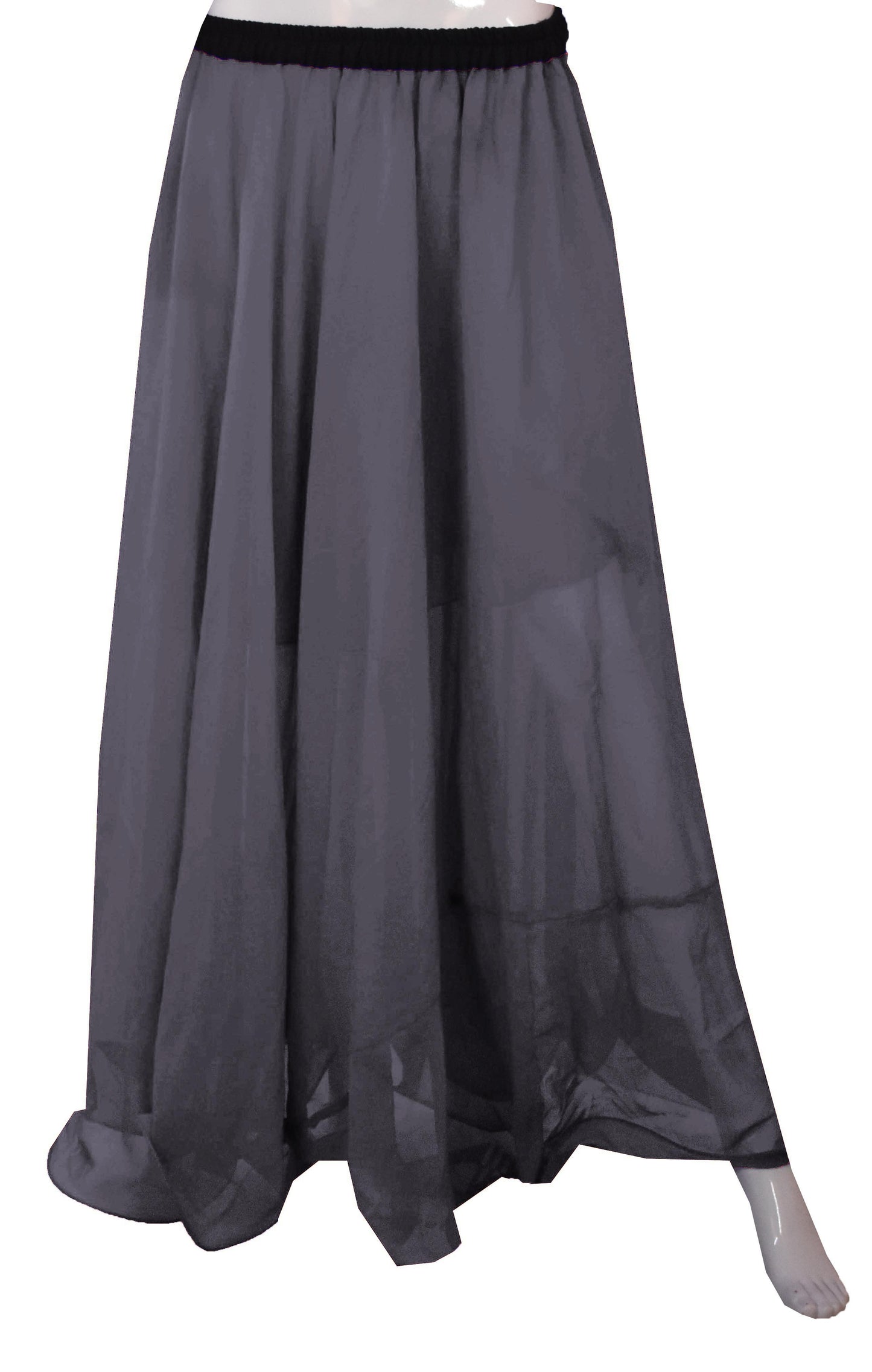 Chiffon Belly Dance  Half Circle Skirt C32 - Regular Size 1