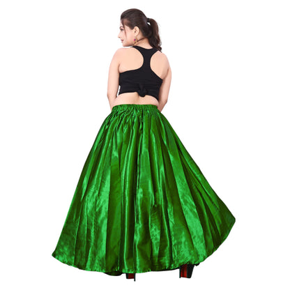 Satin Belly Dance Half Circle Skirt S9-Regular Size 1