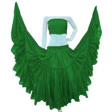 25 Yard 4-Tier Chiffon Belly Dance Skirt | Extreme Volume Sheer Dancewear C7