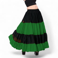 Epic 25 Yard 4-Tier Chiffon Skirt | Double Color Belly Dance S-5XL C63