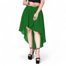 Chiffon Asymmetrical High-Low Skirt | Modern Dance, Lyrical, Belly Dance Fusion C9