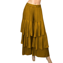 Satin Belly Dance 3 Layer Satin Palazzo Pants S97 - Regular Size 1