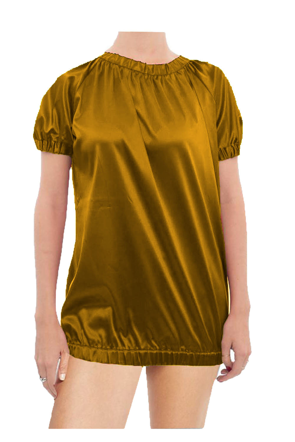 Satin Loose T shirt S106 - Regular Size 1