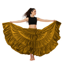 Ultimate Satin 25 Yard 4 Tier Skirt | Belly Dance Skirt S-5XL S20