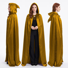 Satin Halloween Hooded Robe Cape – Costume, Cosplay & Party Wear S151