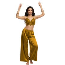Satin Palazzo Pants | Belly Dance Wide Leg Flow S-3XL | 41 Colors S19