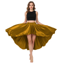 Satin Asymmetrical High-Low Skirt | Flowy Maxi S-5XL | 41 Colors S47