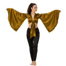Satin Belly Dance Top | Self-Tie Choli Haut S-3XL | 41 Colors S37