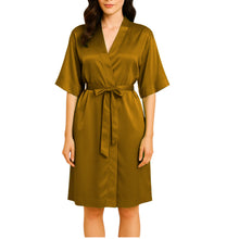 Satin Night Wear Bathrobe | Luxurious Kimono Robe S-3XL | 41 Colors S79