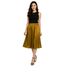 Satin Belly Dance Midi Skirt | Casual wear Skirt S-3XL | 41 Colors S35