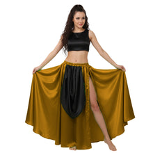 Satin A-Line Skirt w/ Side Slit | Flowy Dance Wear S-3XL | 41 Colors S39