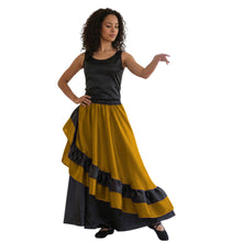 Satin Half Circle Belly Dance Skirt | Elegant Flow S-3XL | 41 Colors S57