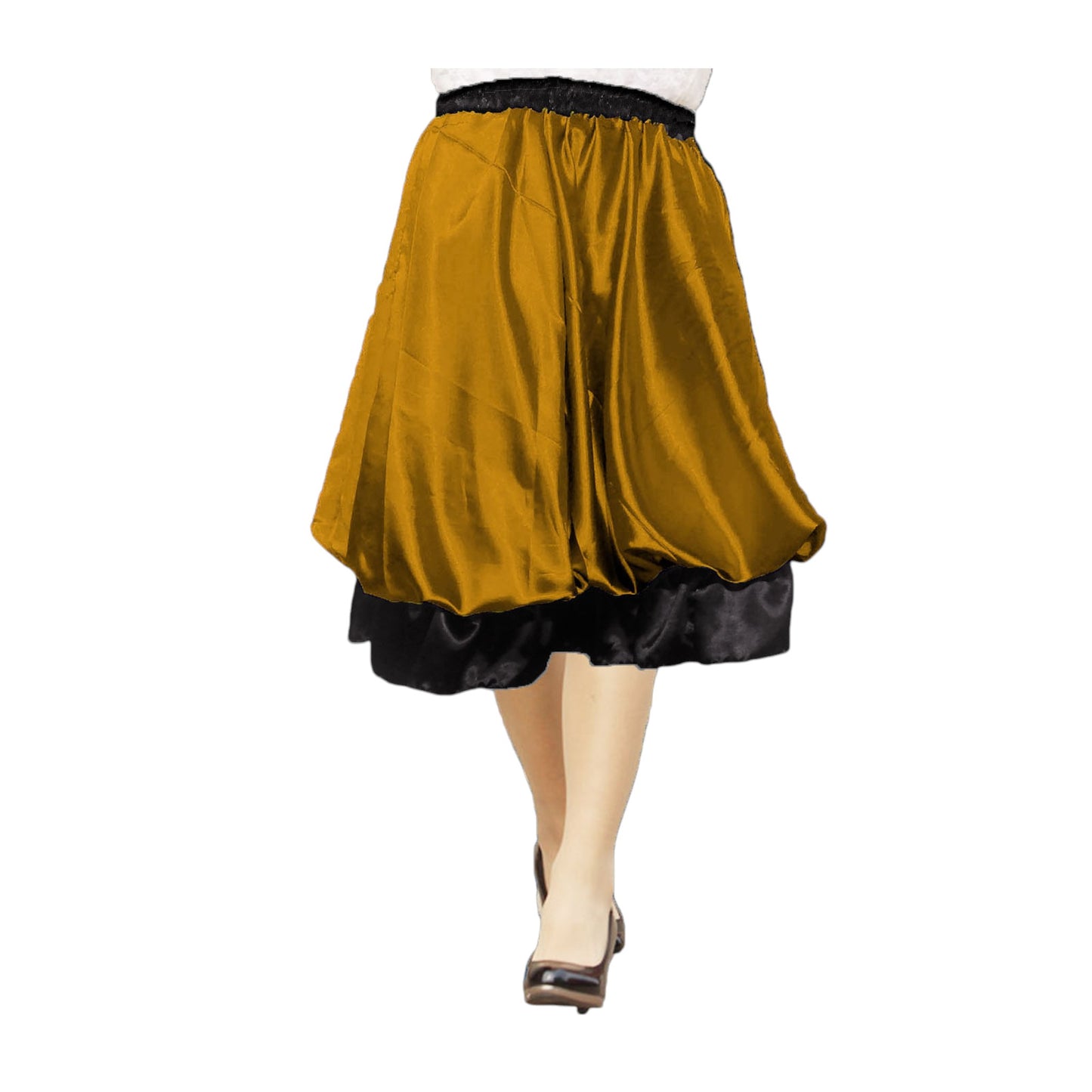 Satin Balloon Skirt S38 - Regular Size 1