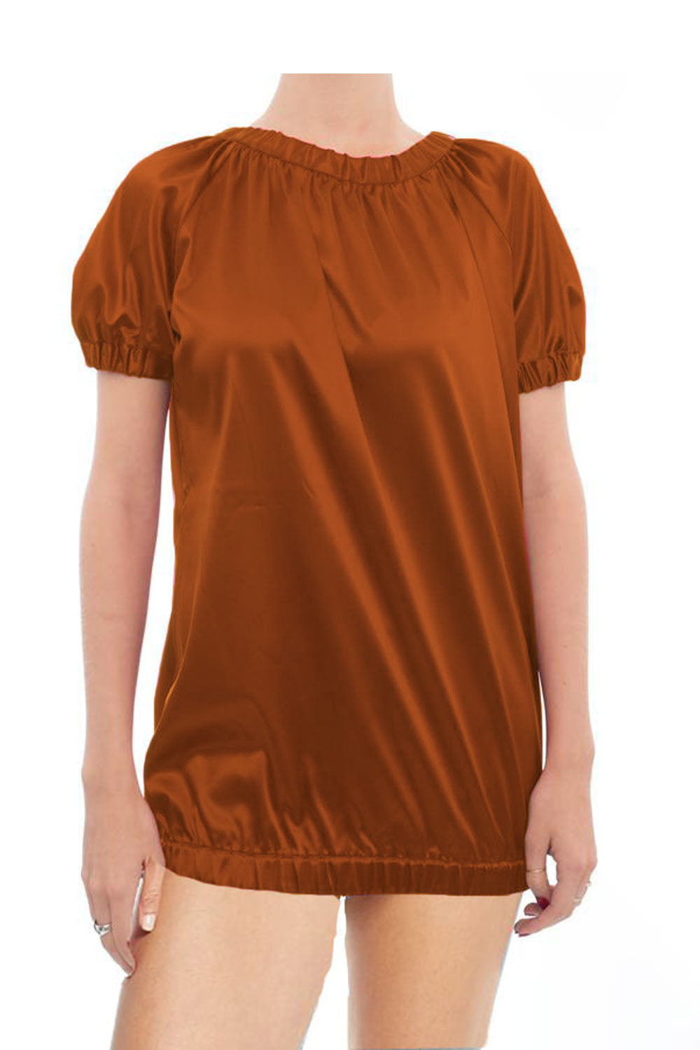 Satin Loose T shirt S106 - Regular Size 1