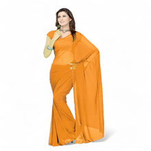 Bollywood Solid Chiffon Saree for Women - Ethnic Party & Festive Wear C26