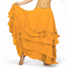 Chiffon 5 layer Belly Dance Skirt C25  - Regular Size 1