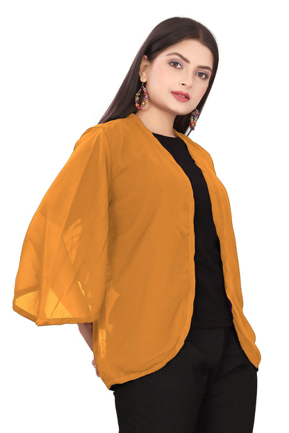 Women Chiffon Shrug / Jacket C51- Regular Size 1