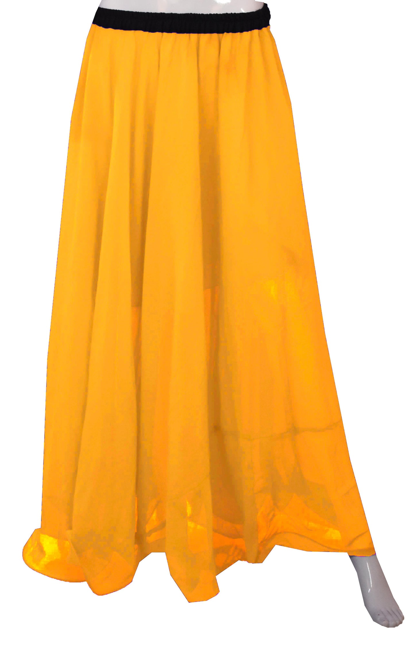 Chiffon Belly Dance  Half Circle Skirt C32 - Regular Size 1