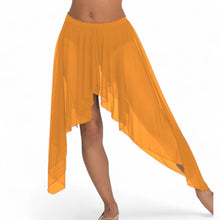 Belly Dance Side Assym sheer Skirt C44 - Regular Size 1