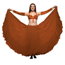 25 Yard 4-Tier Chiffon Belly Dance Skirt | Extreme Volume Sheer Dancewear C7