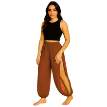 Sheer Chiffon Harem Yoga Pant | Flowing Belly Dance & Layering Trouser Side Cut harem Pant C19