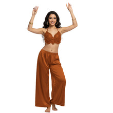 Satin Palazzo Pants | Belly Dance Wide Leg Flow S-3XL | 41 Colors S19